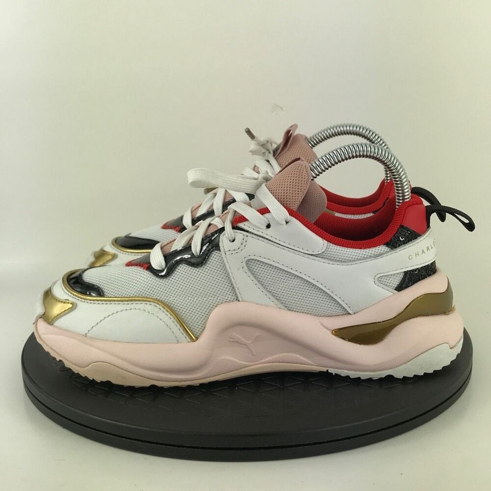 Puma Charloette Olympia White Athletic Running Shoes 372860-01 Women’s Size 6.5 - Picture 7 of 11